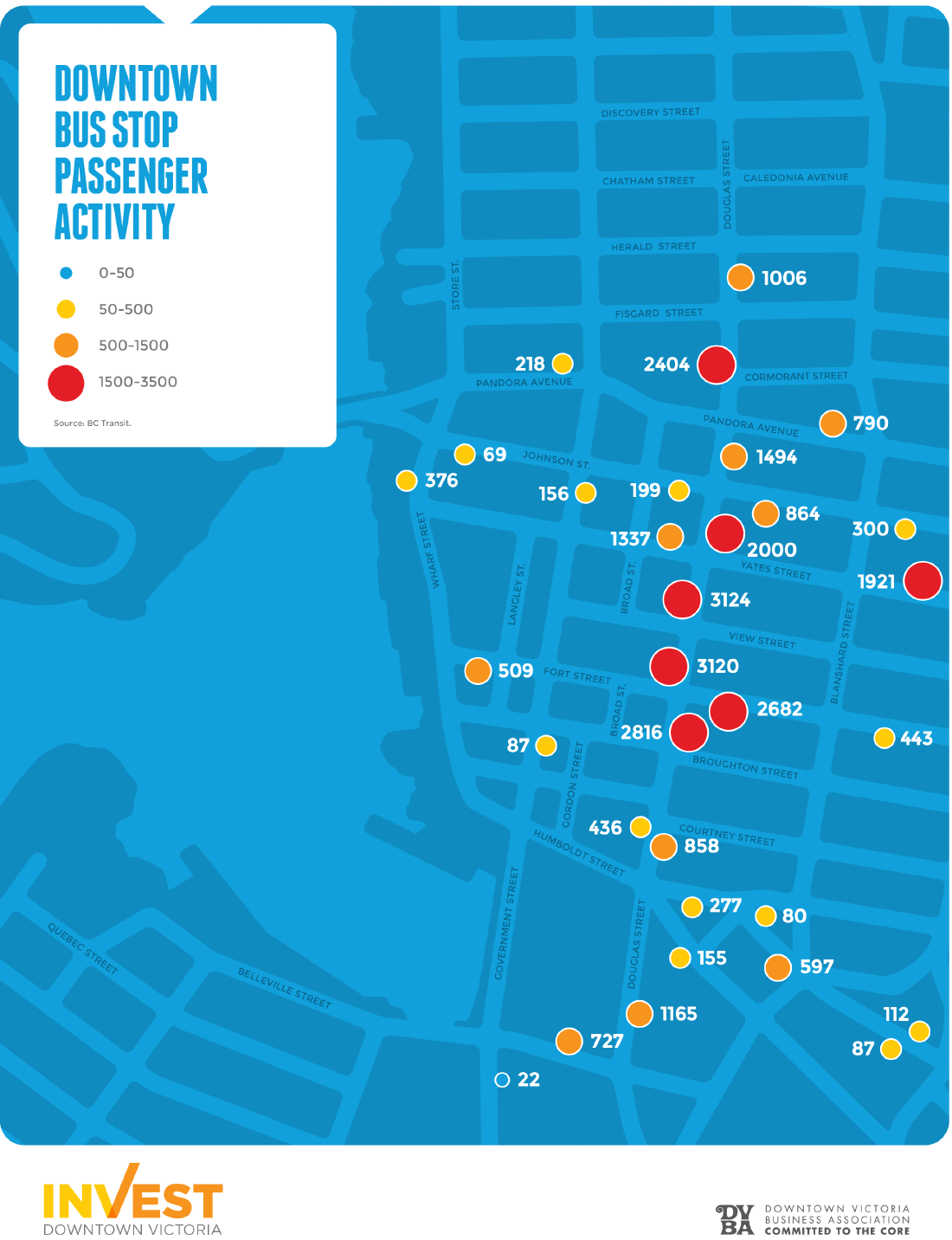 Bus Stop Passenger Activity Map